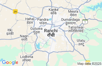 Map of Ranchi