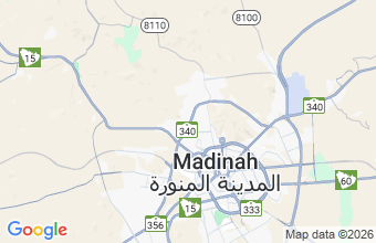 Map of Medina Al Munawara