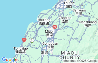 Map of Miaoli