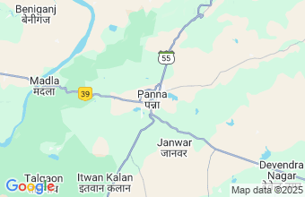 Map of Panna
