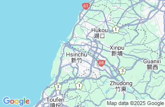 Map of Hsinchu