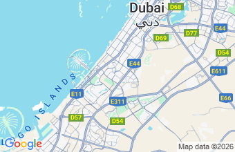 Map of Al Barsha Dubai