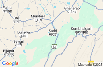Map of Ranakpur