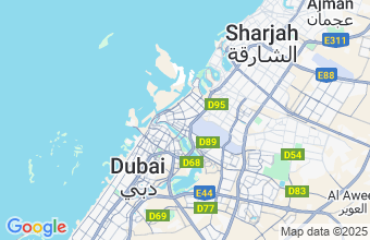 Map of Dubai