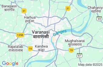Map of Varanasi