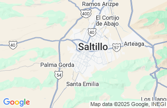 Map of Saltillo