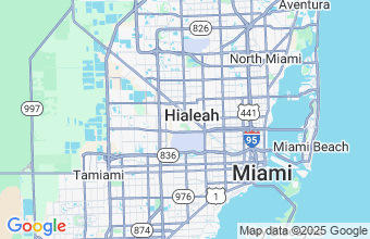 Map of Miami Springs