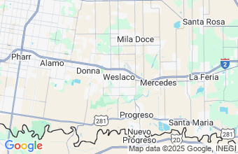 Map of Weslaco