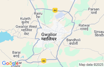 Map of Gwalior