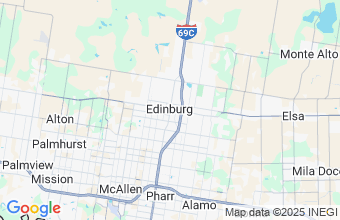 Map of Edinburg