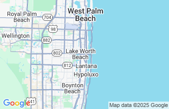 Map of Lake Worth