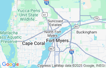 Map of North Ft Myers