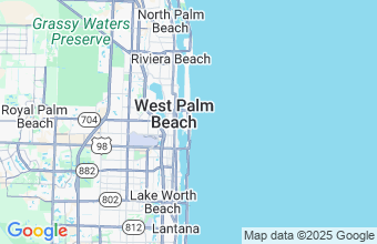 Map of Palm Beach