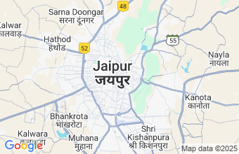 Map of Jaipur - Rajasthan