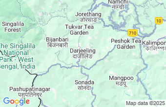 Map of Darjeeling