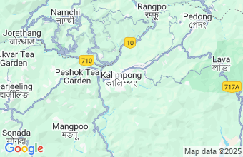 Map of Kalimpong