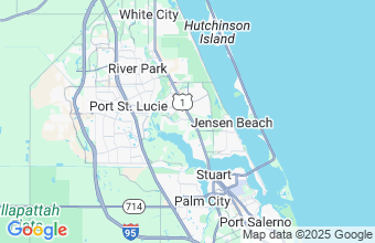 Map of Port St Lucie