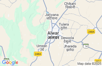 Map of Alwar