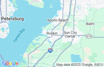 Map of Ruskin