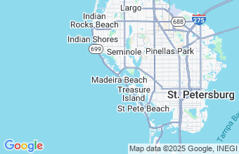 Map of Madeira Beach