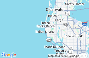 Map of Indian Rocks Beach