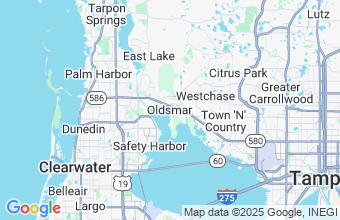 Map of Oldsmar