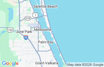 Map of Melbourne Beach