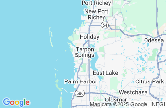 Map of Tarpon Springs