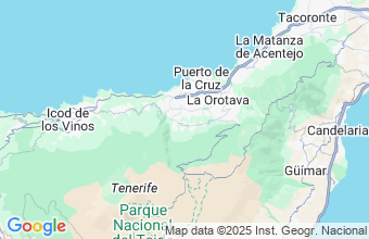 Map of Los Realejos