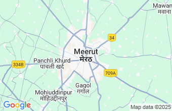 Map of Meerut
