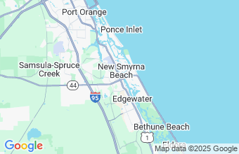 Map of New Smyrna Beach