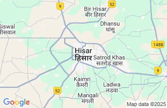 Map of Hisar
