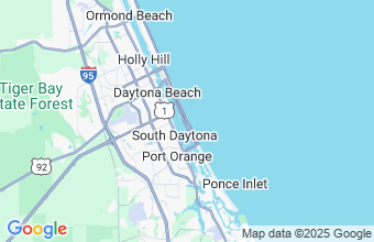 Map of Daytona Beach Shores