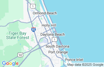 Map of Daytona Beach