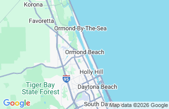 Map of Ormond Beach