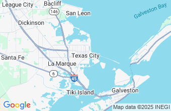 Map of Texas City