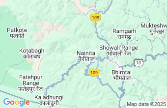 Map of Naini Tal
