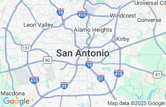 Map of San Antonio