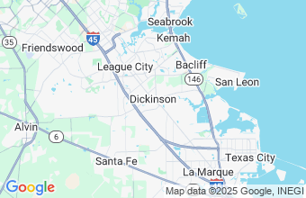 Map of Dickinson
