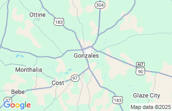 Map of Gonzales