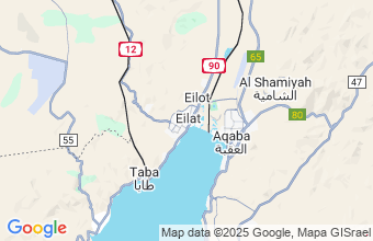 Map of Eilat