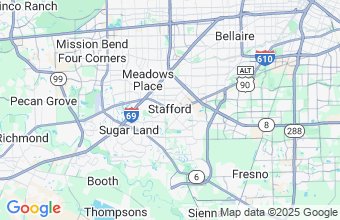 Map of Stafford