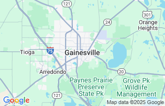 Map of Gainesville