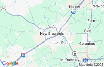 Map of New Braunfels