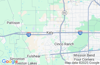 Map of Katy