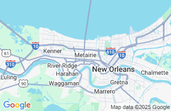 Map of Metairie