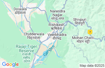 Map of Rishikesh