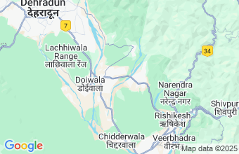 Map of Dehradun