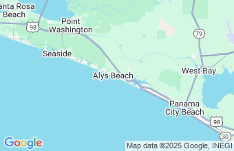 Map of Seacrest Beach