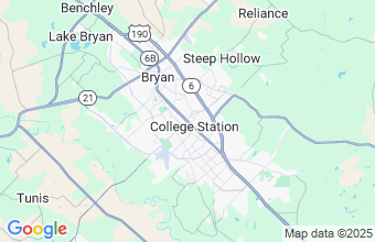 Map of College Station